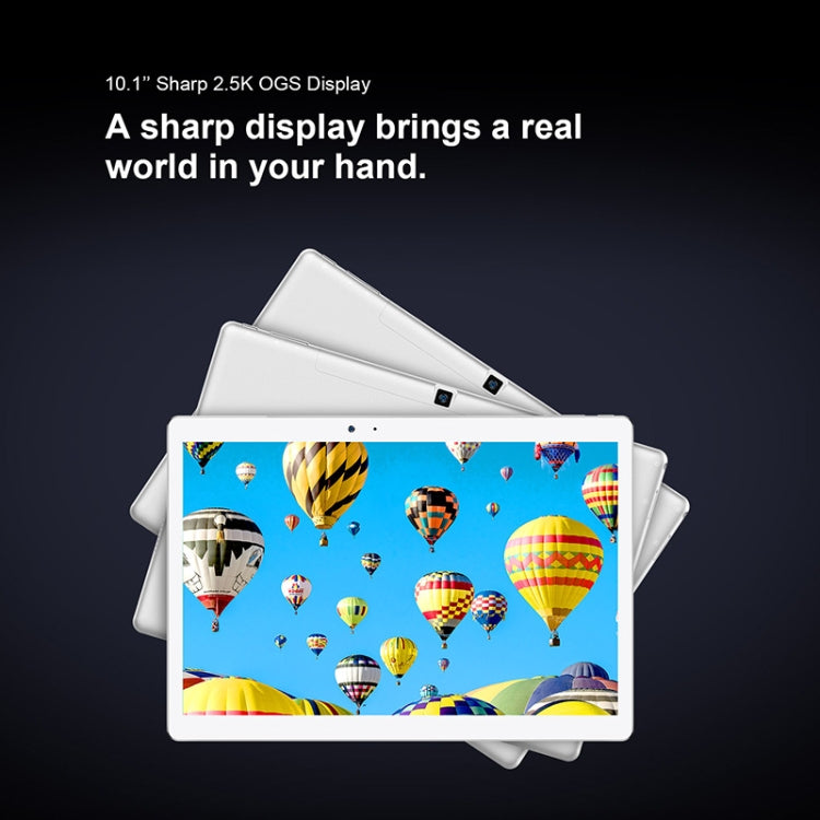Teclast T10 Tablet, 4GB+64GB, Fingerprint Identification, 8100mAh Battery, 10.1 inch Android 7.0 MTK8176 Hexa Core 1.7GHz, Support OTG & GPS & Bluetooth & Dual Band WiFi, US Plug(Silver)