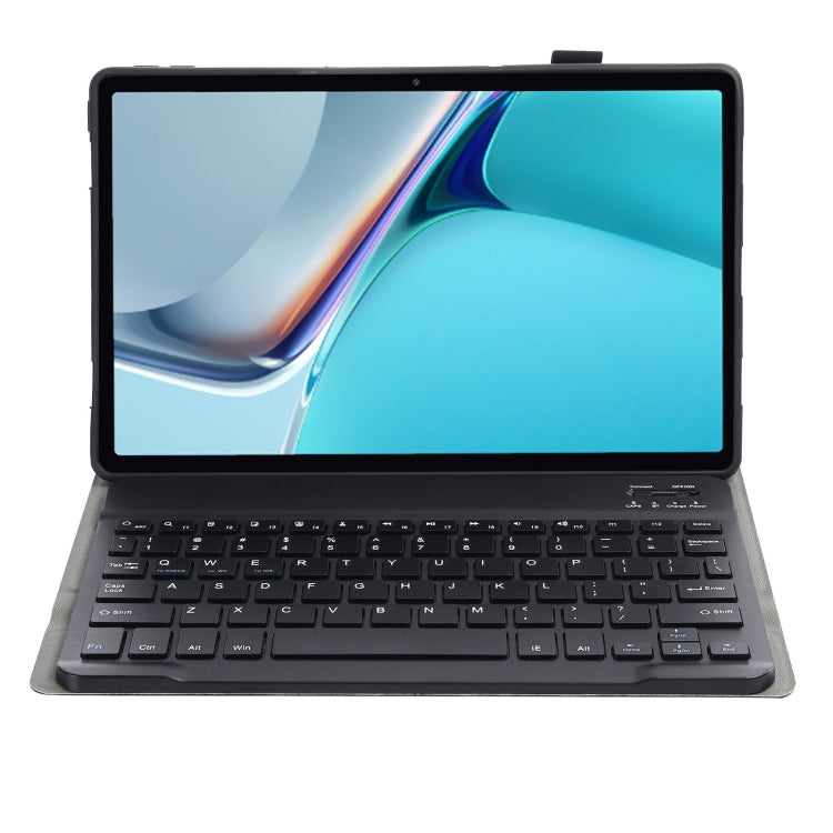 AW11 Detachable Lambskin Texture Ultra-thin TPU Bluetooth Keyboard Leather Tablet Case with Stand For Huawei MatePad 11 2021