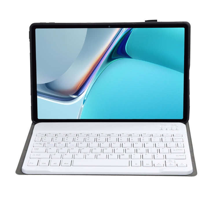 AW11 Detachable Lambskin Texture Ultra-thin TPU Bluetooth Keyboard Leather Tablet Case with Stand For Huawei MatePad 11 2021