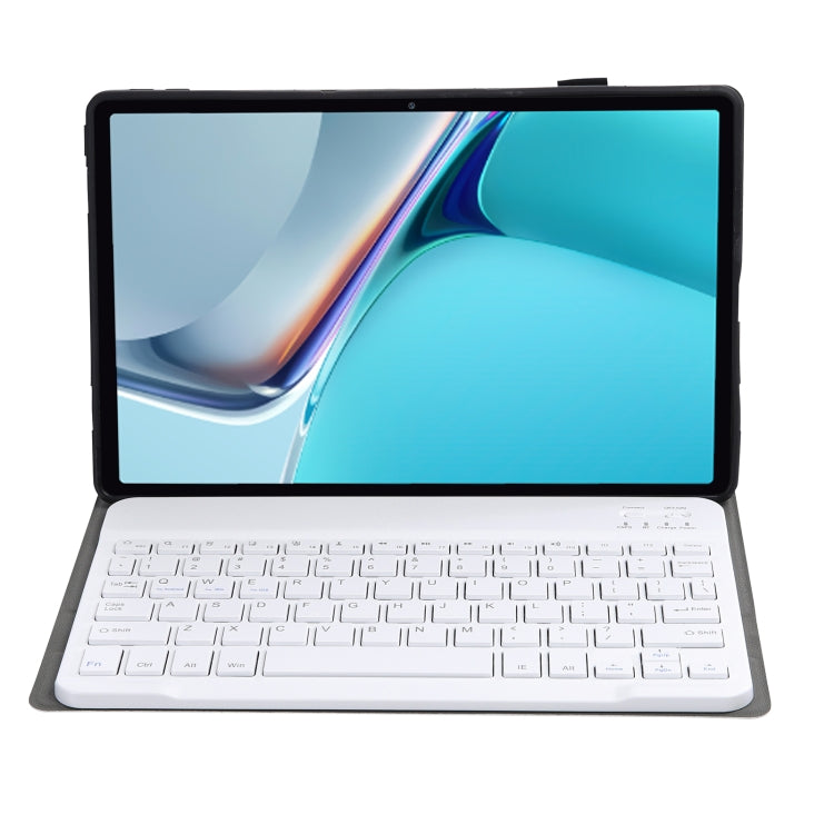 AW11 Detachable Lambskin Texture Ultra-thin TPU Bluetooth Keyboard Leather Tablet Case with Stand For Huawei MatePad 11 2021