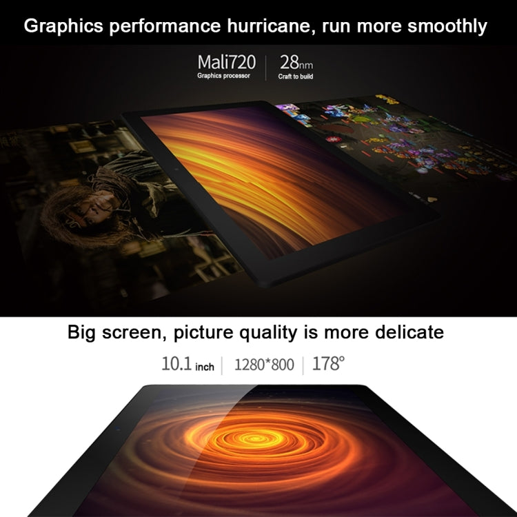 ONDA V10 SE, 10.1 inch, 1GB+16GB, Android 5.1, MediaTek MTK8163 Quad Core, Support TF, Dual Band WiFi, BT, OTG  (US Plug)(Black)