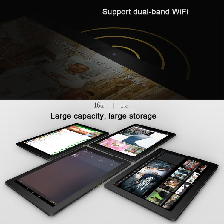 ONDA V10 SE, 10.1 inch, 1GB+16GB, Android 5.1, MediaTek MTK8163 Quad Core, Support TF, Dual Band WiFi, BT, OTG  (US Plug)(Black)