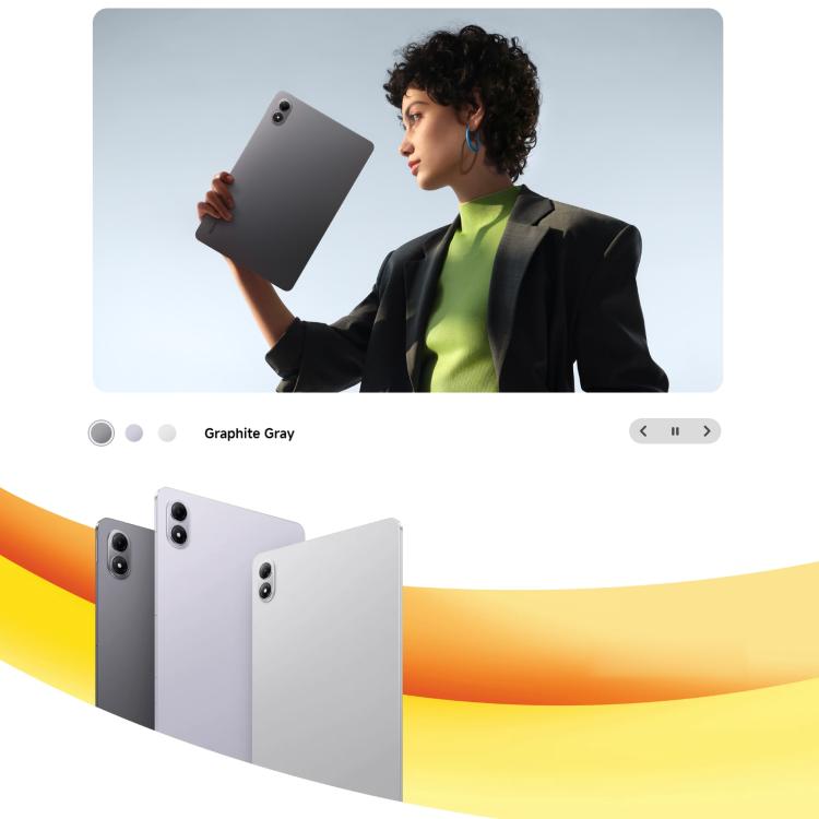 REDMI Pad 2 Pro 12.1 inch Soft Light Screen Tablet PC, 12GB+256GB, HyperOS 3, Snapdragon 7s Gen4 Octa Core CPU  - Dark Gray