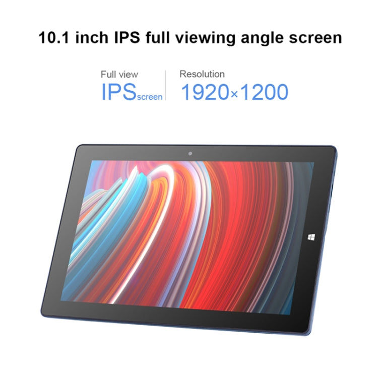 W10 2 in 1 Tablet PC, 10.1 inch, 6GB+64GB, Windows 10 System, Intel Gemini Lake N4120 Quad Core up to 2.6GHz, without Keyboard & Stylus Pen, Support Dual Band WiFi & Bluetooth & TF Card & HDMI, US Plug