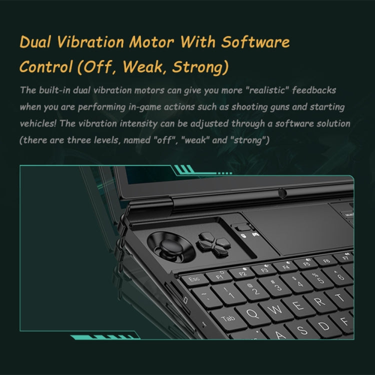GPD WIN Max 2 Mini Gaming Laptop, 10.1 inch, 16GB+1TB, Windows 11 AMD Ryzen 7 6800U Octa Core up to 4.70 GHz, Support Wi-Fi 6 & BT & Hall Joystick(Black)