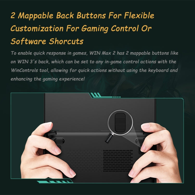 GPD WIN Max 2 Mini Gaming Laptop, 10.1 inch, 32GB+1TB, Windows 11 AMD Ryzen 7 6800U Octa Core up to 4.70 GHz, Support Wi-Fi 6 & BT & Hall Joystick (Black)