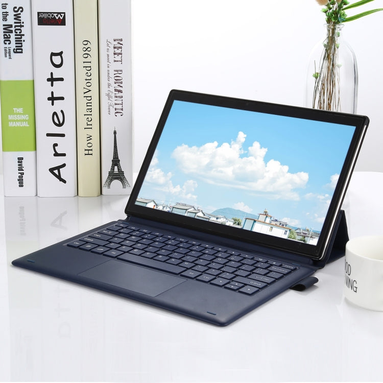 HSD116 4G Phone Call Tablet PC, 11.6 inch, 4GB+32GB, Android 9.0 MT6762 Octa Core up to 2.0GHz, with Keyboard Leather Case, Support Bluetooth & WiFi & GPS & OTG & Dual SIM (Black+Blue)