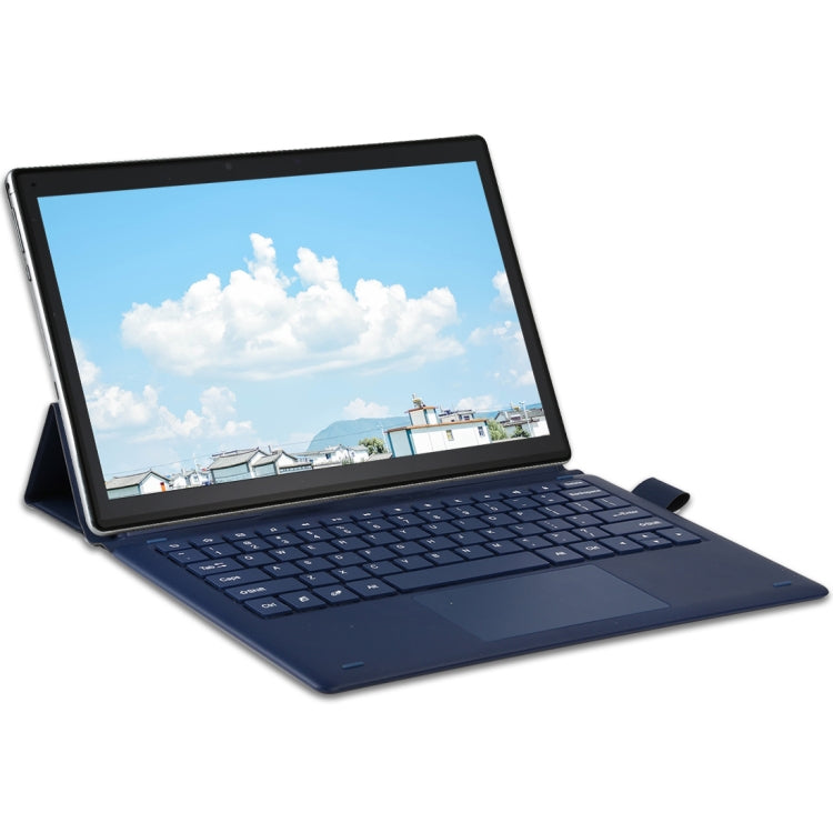 HSD116 4G Phone Call Tablet PC, 11.6 inch, 4GB+32GB, Android 9.0 MT6762 Octa Core up to 2.0GHz, with Keyboard Leather Case, Support Bluetooth & WiFi & GPS & OTG & Dual SIM (Silver+Blue)