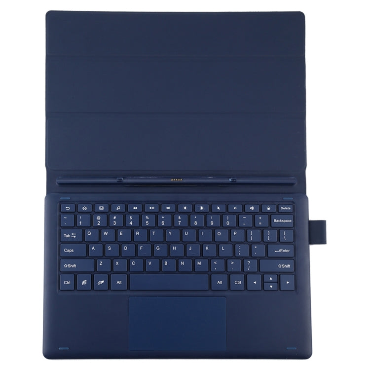 HSD116 4G Phone Call Tablet PC, 11.6 inch, 4GB+32GB, Android 9.0 MT6762 Octa Core up to 2.0GHz, with Keyboard Leather Case, Support Bluetooth & WiFi & GPS & OTG & Dual SIM (Silver+Blue)