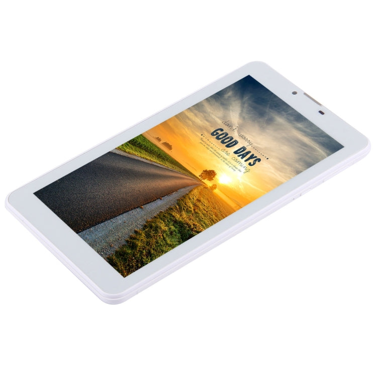 4G Phone Call Tablet PC, 7.0 inch, 1GB+8GB, Android 6.0 MTK8735M Quad Core ARM Cortex A53 1.0GHz, OTG, WiFi, Bluetooth, GPS, Dual SIM(White)