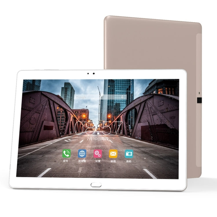 Cube Free Young X7 T10 Plus 4G Call Tablet, 3GB+32GB, 10.1 inch, Android 6.0 MTK MT8783V-CT Octa Core 1.5GHz, Support OTG & GPS & FM & Bluetooth & WiFi (White + Gold)