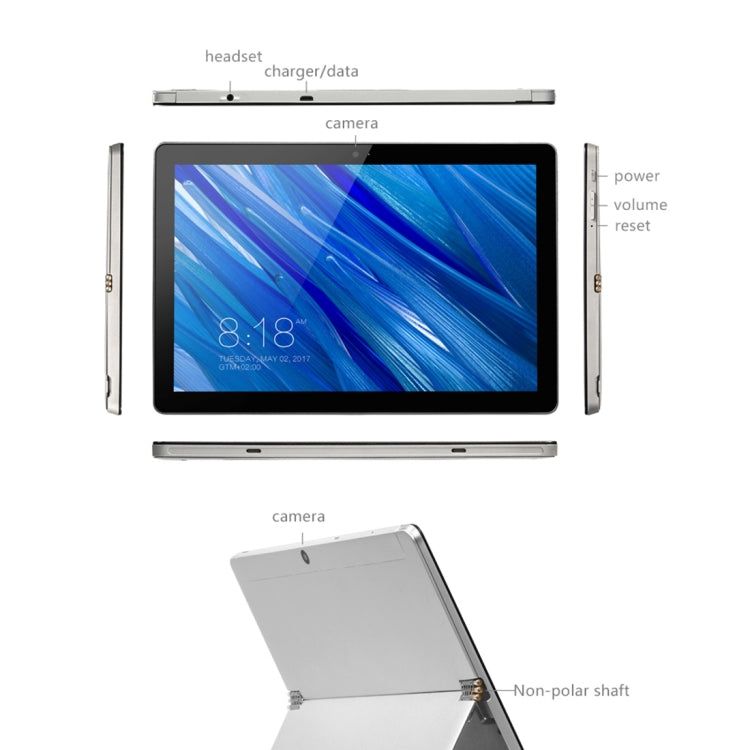 VOYO i8 Plus 4G Calling Tablet, 10.1 inch, 3GB+64GB, Android 7.0 MT6753 Octa Core 1.5GHz, Network: 4G, Support Dual SIM Card & TF Card & OTG & GPS & Bluetooth & WiFi & G-Sensor