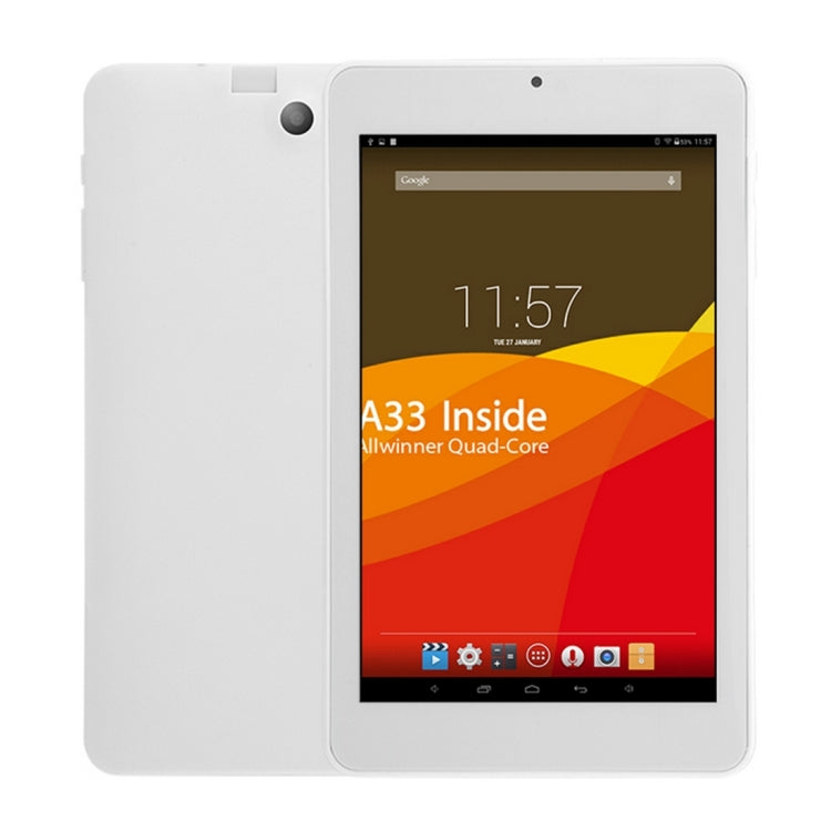 Y18 Tablet PC, 7 inch, 512MB+8GB, Android 4.4 AllWinner A33 Quad Core 1.3GHz, Support OTG & GPS & FM & Bluetooth & WiFi