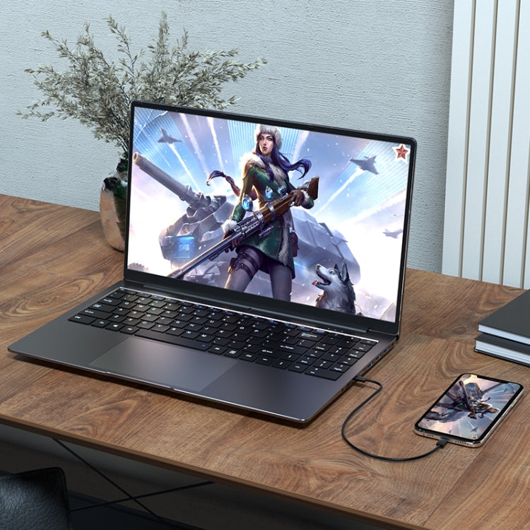 X8S Laptop, 15.6 inch, 12GB+256GB, Windows 10, Intel Celeron N5095 Quad Core 2.0GHz-2.9GHz, Support Dual Band WiFi / BT