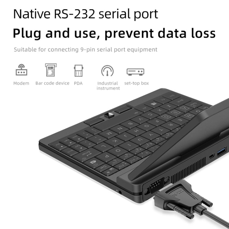 ONE-NETBOOK A1 Pro Engineer PC, 7.0 inch, 16GB+512GB, Windows 11 Intel Core i5-1130G7 1.1-1.8GHz, Turbo Max 4.0GHz, Support WiFi & BT Fingerprint Unlock(Black)