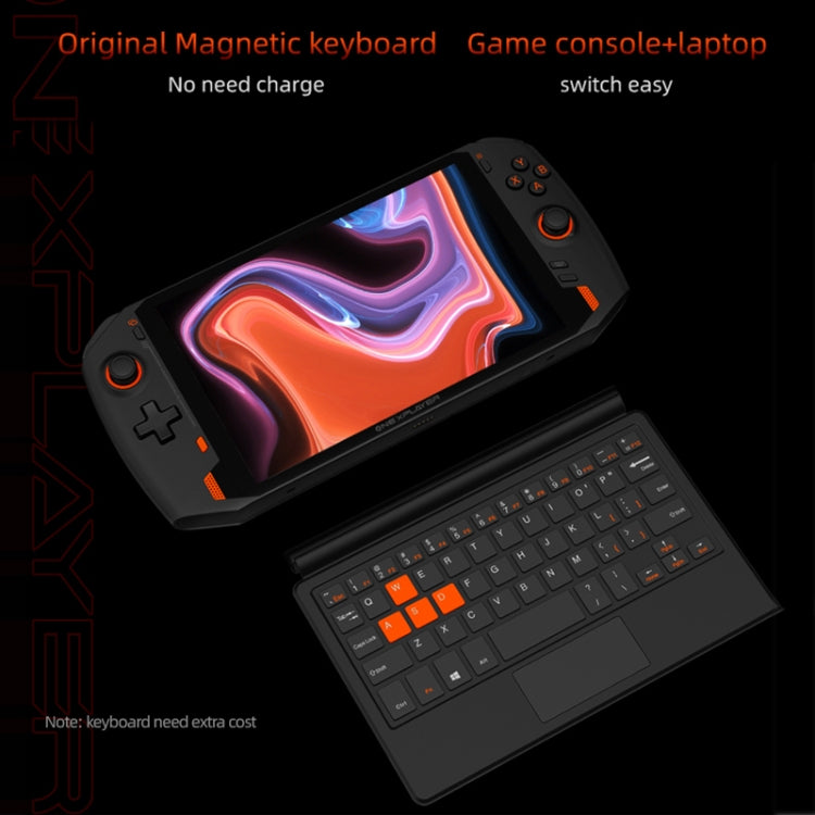 ONE XPLAYER PC Game Console, 8.4 inch, 16GB+1TB, Windows 11 AMD Ryzen 7 4800U, Turbo Max 4.2GHz, 15300mAh Battery, Wi-Fi6(Black)