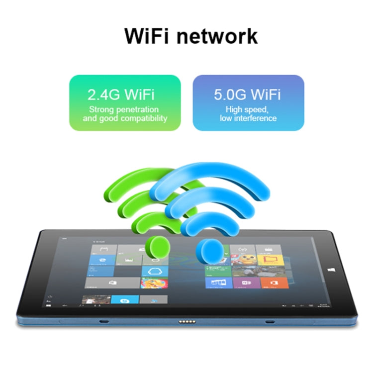 W10 2 in 1 Tablet PC, 10.1 inch, 6GB+64GB, Windows 10 System, Intel Gemini Lake N4120 Quad Core up to 2.6GHz, with Keyboard & Stylus Pen, Support Dual Band WiFi & Bluetooth & TF Card & HDMI, US Plug