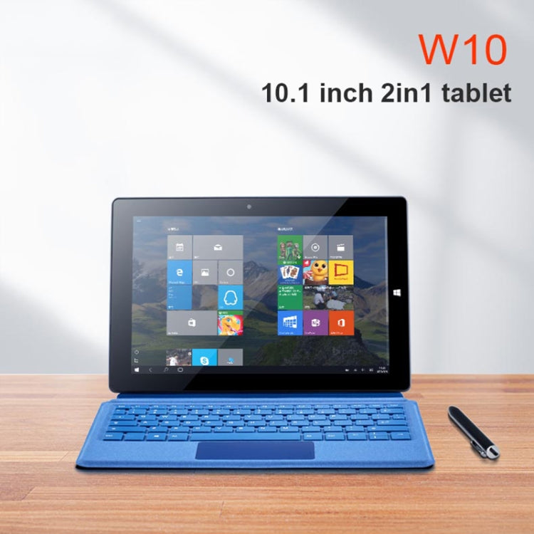 W10 2 in 1 Tablet PC, 10.1 inch, 6GB+64GB, Windows 10 System, Intel Gemini Lake N4120 Quad Core up to 2.6GHz, with Keyboard & Stylus Pen, Support Dual Band WiFi & Bluetooth & TF Card & HDMI, US Plug