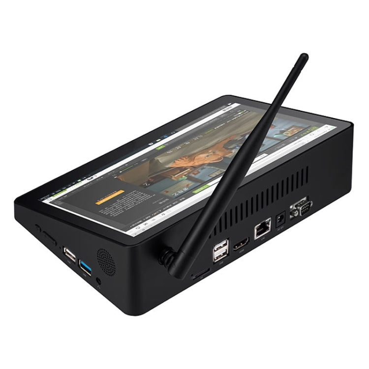PiPo H10PRO All-in-One Mini PC, 10.1 inch, 8GB+128GB+512GB, Windows 10 Intel Celeron J4125 Quad Core up to 2.7GHz, Support WiFi & BT & TF Card & HDMI & RJ45(Black)
