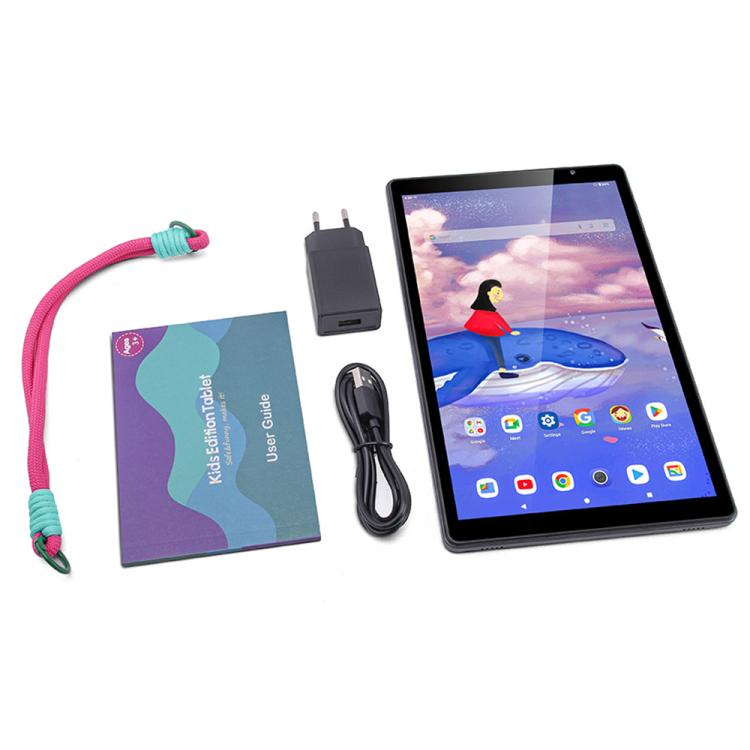 Boxchip D11 WiFi Kid Tablet PC with Silicone Case, 3GB+32GB, 10.1 inch Android 15 Allwinner A333 5-Core CPU, US Plug