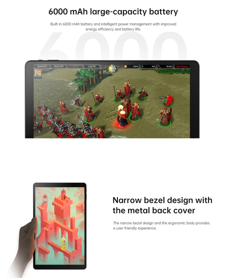 ALLDOCUBE iPlay 20 4G Call Tablet, 10.1 inch, 4GB+64GB, Android 10.0 Spreadtrum SC9863A Octa Core up to 1.6GHz, Support GPS & FM & Bluetooth & Dual Band WiFi & Dual SIM, Support Google Play(Black)