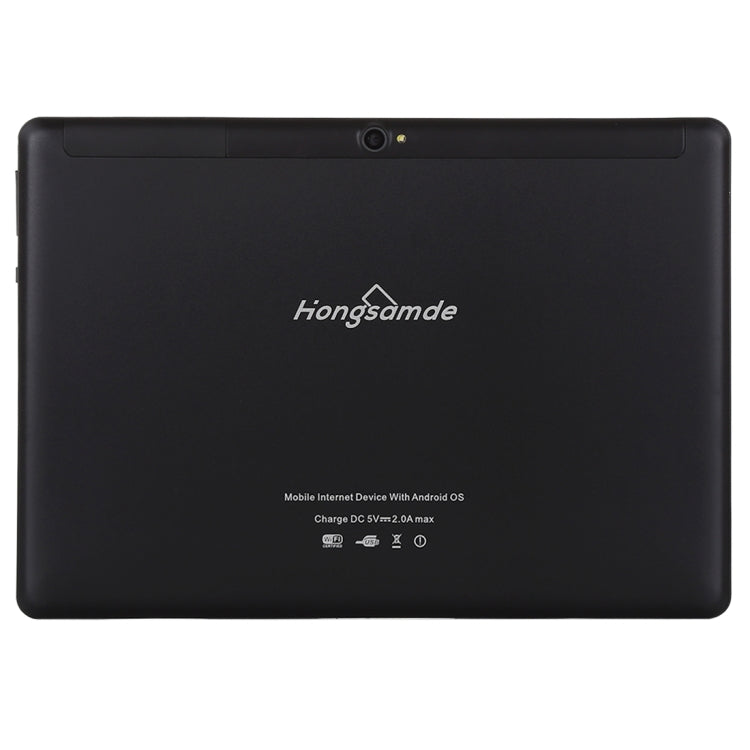 Hongsamde HSD-804B 4G Call Tablet PC, 10.1 inch 2.5D, 2GB+32GB, 4500mAh Battery, Android 7.0 MT6737 Quad Core 32-bit 1.3GHz, Support Dual SIM & Bluetooth & WiFi & G-sensor & GPS & FM & OTG