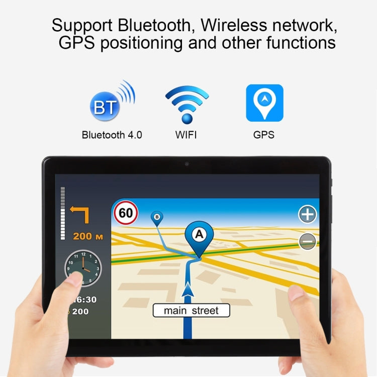 Hongsamde HSD-808 4G Call Tablet PC, 10.1 inch 2.5D, 2GB+32GB, 4500mAh Battery, Android 7.0 MT6753 Octa Core 64-bit 1.3GHz, Support Dual SIM & Bluetooth & WiFi & G-sensor & GPS & FM & OTG