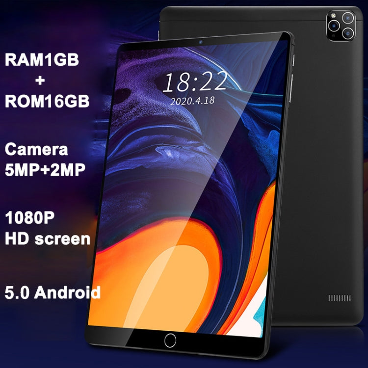 K108 3G Phone Call Tablet PC, 10.1 inch, 1GB+16GB, Android 5.0 MTK6582 Quad Core 1.6GHz, Dual SIM, WiFi, Bluetooth, FM, GPS
