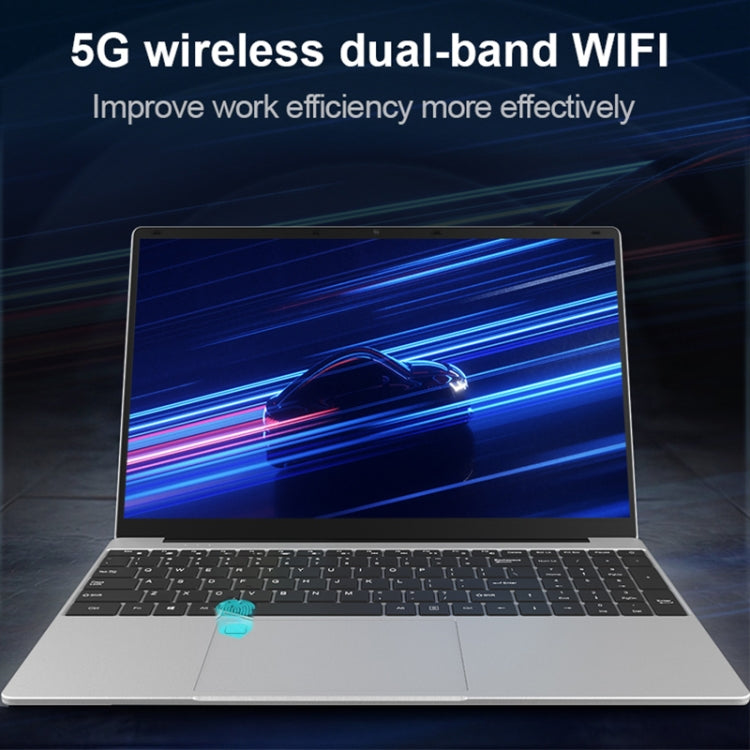 H15 15.6 inch Ultrathin Laptop, 16GB+256GB, Windows 11 Intel Processor N95 Quad Core, US Plug  - Silver