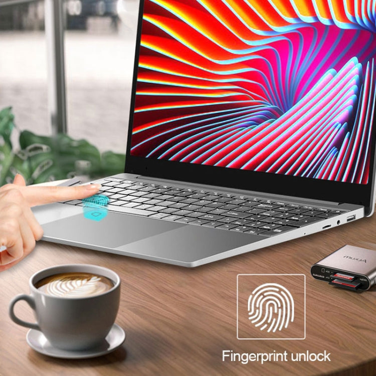 H15 15.6 inch Ultrathin Laptop, 16GB+512GB, Windows 11 Intel Celeron N5095 Quad Core, US Plug  - Silver