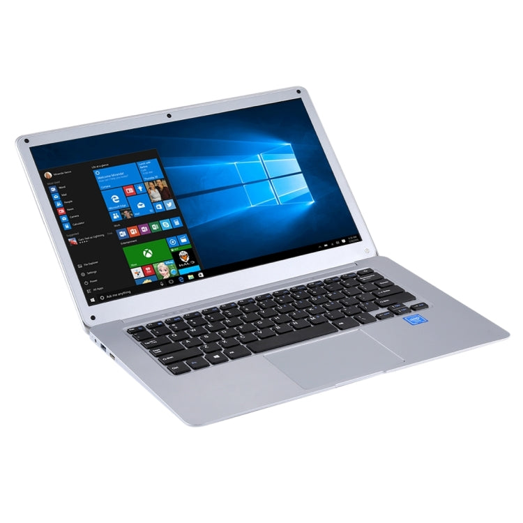 H141-2 Ultrabook, 14.1 inch, 4GB+64GB, Windows 10 Professional Edition Intel N3060 or Intel N3050 or N3350 or Z8350 or Z8300 Quad Core Up to 1.92Ghz, Random CPU Delivery, Support TF Card & Bluetooth & WiFi, US/EU Plug(Silver)