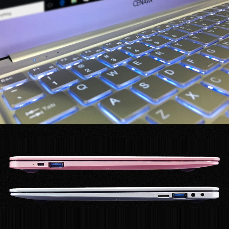 CENAVA P14 Ultrabook, 14 inch, 8GB+256GB, Windows 10 Intel Celeron N4120 Quad Core Up to 2.6GHz, Support TF Card & Bluetooth & Dual WiFi & Mini HDMI, US/EU Plug
