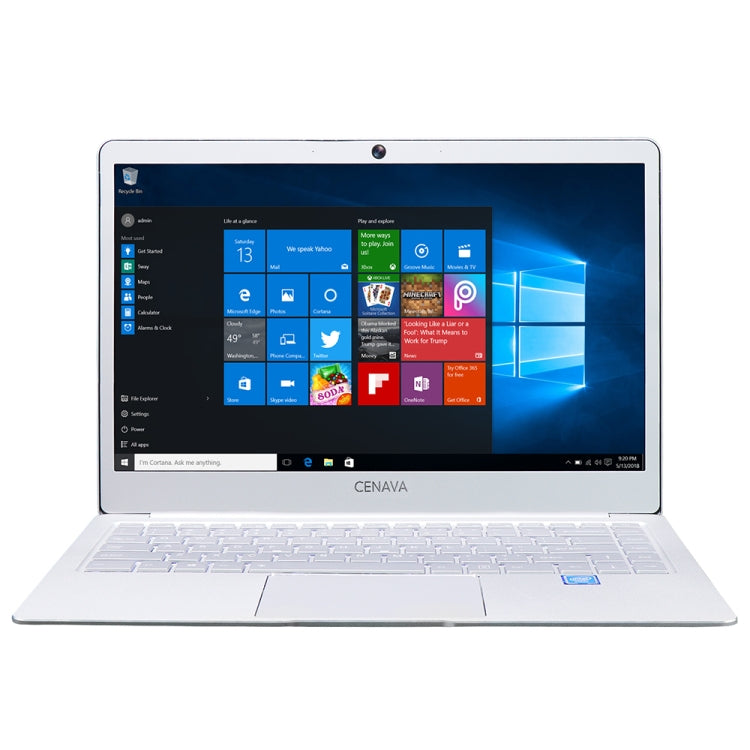 CENAVA P14 Ultrabook, 14 inch, 8GB+256GB, Windows 10 Intel Celeron J4115 Quad Core Up to 2.5GHz, Support TF Card & Bluetooth & Dual WiFi & Mini HDMI, US/EU Plug