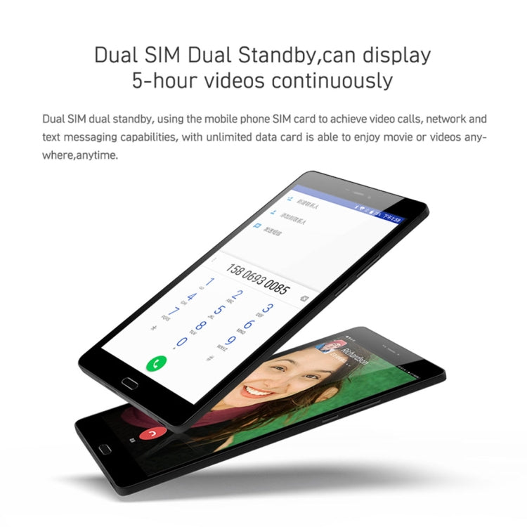 ALLDOCUBE X1 T801 4G Call Tablet, 8.4 inch, 4GB+64GB, Fingerprint Unlock, Android 7.1 MTK X20ï¼ˆMT6797ï¼‰Deca Core Up to 2.3GHz, Support OTG & GPS & FM & Bluetooth & Dual Band WiFi & Dual SIM Dual Standby(Black)