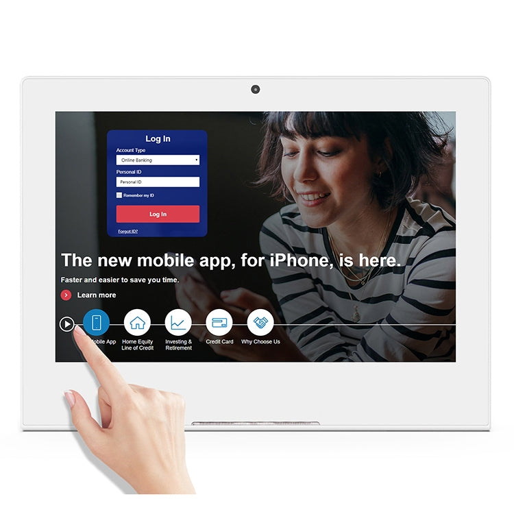 WL1012T 10.1 inch IPS Screen All in One PC, 2GB+16GB, Android 8.1, Quad Core Cortex A17, 1.8G, RK3288, Support RJ45 & Bluetooth & WiFi & TF Card & HDMI