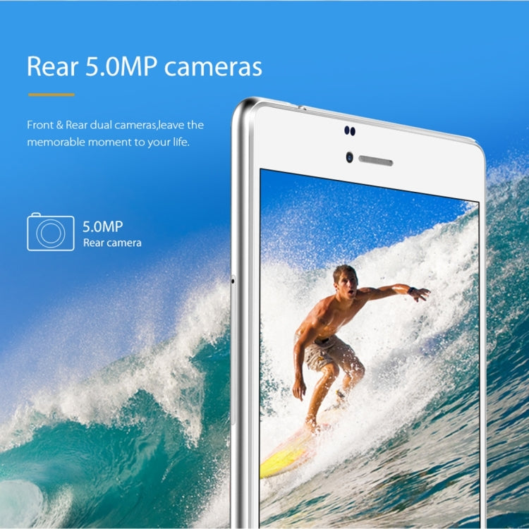 Cube WP10 Call Tablet, 6.98 inch, 2GB+16GB, Dual SIM, Dual Camera, Windows 10 Mobile OS, Qualcomm MSM8909 Quad-core 32-bit 1.3GHz, Support 128GB TF Card, OTG, WiFi, Bluetooth, GPS, Network: 4G, Only Support Chinese and English(White)