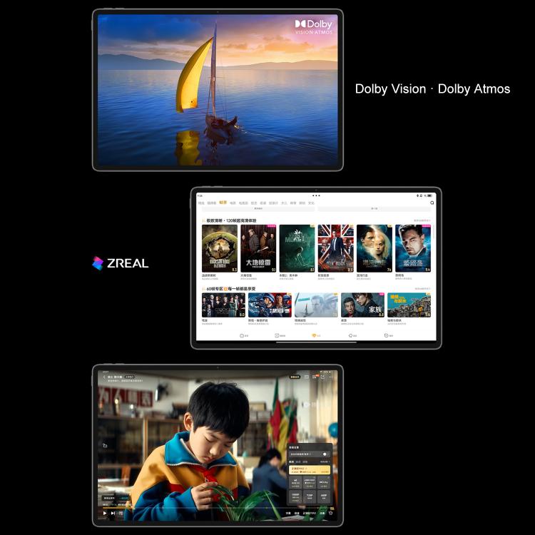 Lenovo Xiaoxin Pad Pro 13, 13 inch 3.5K AI Learning Tablet WiFi, 8GB+128GB, Android 16, Snapdragon 8s Gen4, US Plug  - Grey