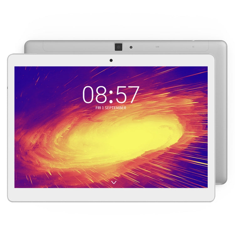 ALLDOCUBE M5X T1006X 4G Call Tablet, 10.1 inch, 4GB+64GB, 6600mAh Battery, Android 8.0 MTK X27 (MT6797X) Deca Core Up to 2.6GHz, Support Bluetooth & Dual Band WiFi & Dual SIM & OTG & GPS & FM (White+Silver)