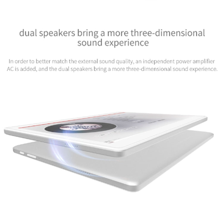 ALLDOCUBE M5 T1006 4G Call Tablet, 10.1 inch, 4GB+64GB, 6600mAh Battery, Android 8.0 MTK X20 (MT6797) Deca Core Up to 2.3GHz, Support OTG & GPS & FM & Bluetooth & Dual Band WiFi & Dual SIM Card(White+Silver)