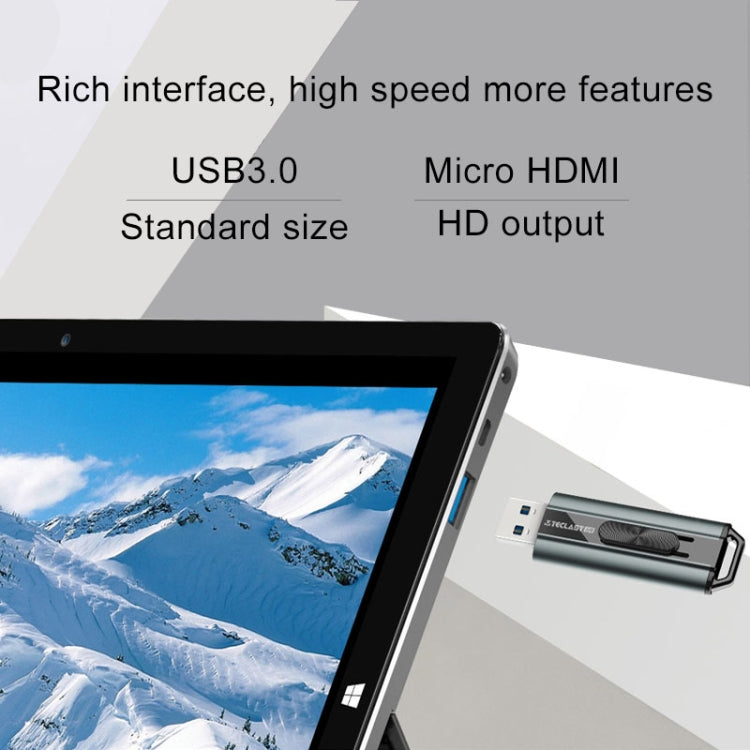 Teclast X3 Plus Tablet, 6GB+64GB, 24880mWh Battery, 11.6 inch, Windows 10 Home, Intel Apollo Lake N3450 Quad-core 1.1-2.2GHz, Support OTG & Bluetooth & Dual Band WiFi(Black+Grey)