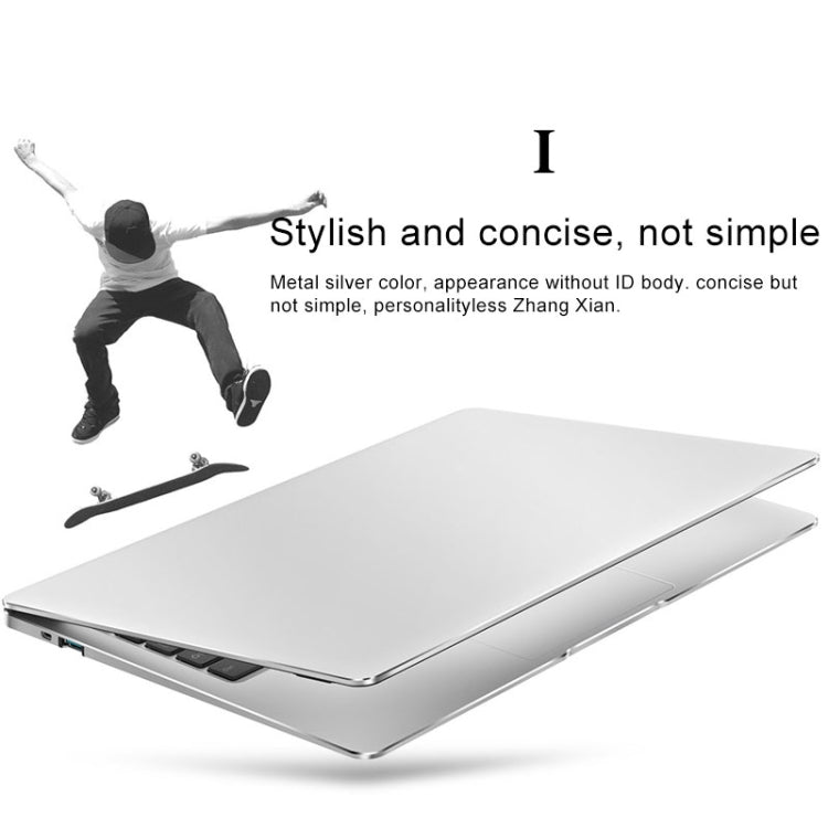 Teclast F7 Laptop, 14.0 inch, 6GB+128GB, 37240mWh Battery, Windows 10 Home, Intel Apollo Lake N3450 Quad Core 1.1GHz-2.2GHz, Support TF Card & WiFi & Micro HDMI & Bluetooth(Silver)