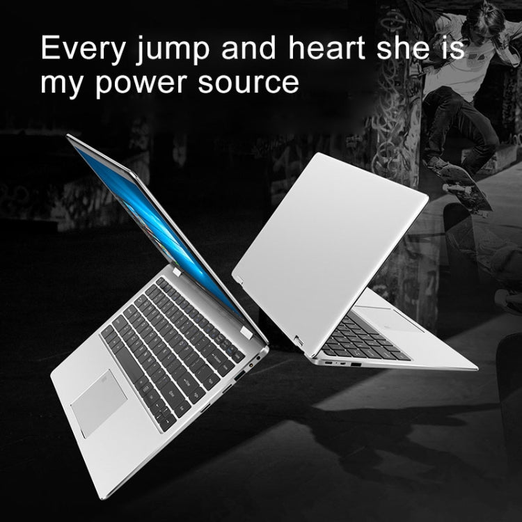 Teclast F6 Pro Laptop, 13.3 inch, 8GB+128GB, Fingerprint Identification, 360 Degrees Flip, 38000mWh Battery, Windows 10 Home, Intel CoreM 7Y30 Dual Core 1.0GHz-2.6GHz, Support TF Card & WiFi & Micro HDMI & Bluetooth(Black+Silver)