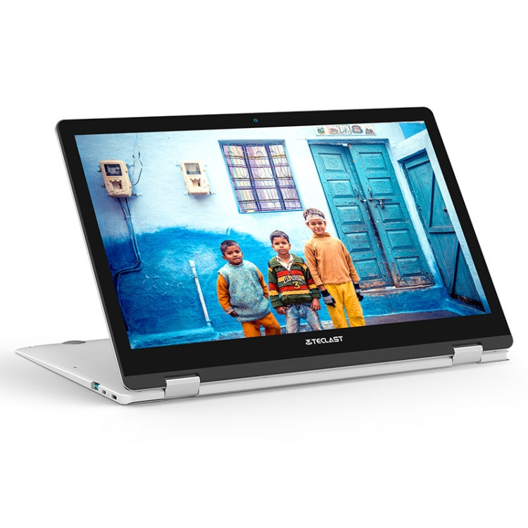 Teclast F6 Pro Laptop, 13.3 inch, 8GB+128GB, Fingerprint Identification, 360 Degrees Flip, 38000mWh Battery, Windows 10 Home, Intel CoreM 7Y30 Dual Core 1.0GHz-2.6GHz, Support TF Card & WiFi & Micro HDMI & Bluetooth(Black+Silver)