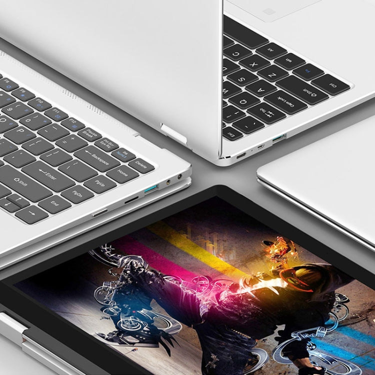 Teclast F6 Pro Laptop, 13.3 inch, 8GB+128GB, Fingerprint Identification, 360 Degrees Flip, 38000mWh Battery, Windows 10 Home, Intel CoreM 7Y30 Dual Core 1.0GHz-2.6GHz, Support TF Card & WiFi & Micro HDMI & Bluetooth(Black+Silver)