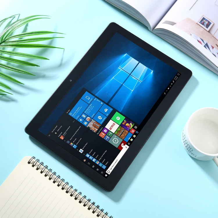 ES0MBFQ Tablet PC, 10.1 inch, 4GB+64GB, Windows 10, Intel Atom Z8300 Quad Core, Support TF Card & HDMI & Bluetooth & Dual WiFi(Black)