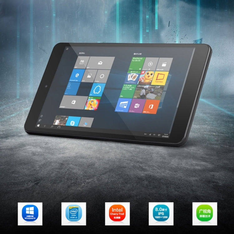 PiPo Work-W2S Tablet, 8 inch, 2GB+32GB, Windows 10, Intel Z8350 Quad Core 1.84GHz, Support OTG, HDMI(Black)
