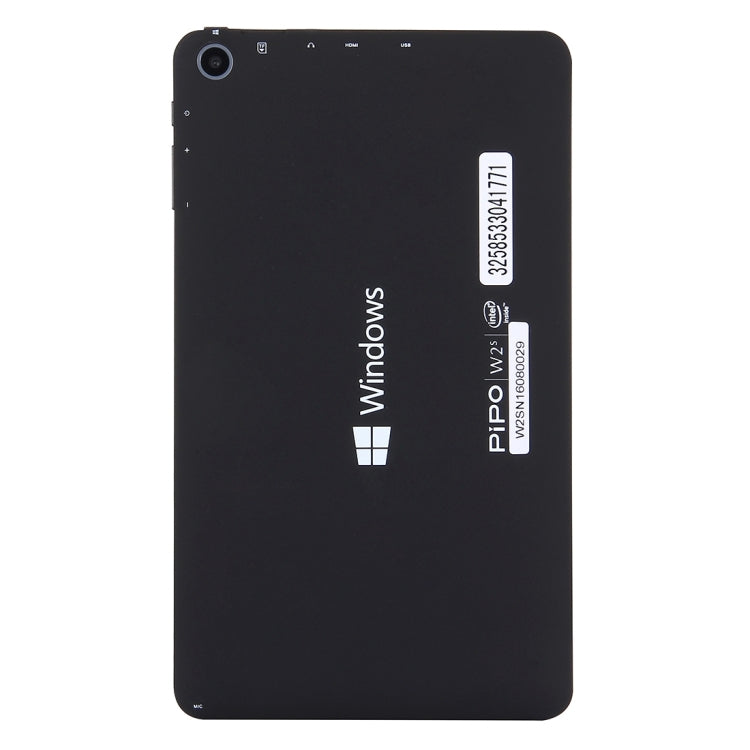 PiPo Work-W2S Tablet, 8 inch, 2GB+32GB, Windows 10, Intel Z8350 Quad Core 1.84GHz, Support OTG, HDMI(Black)