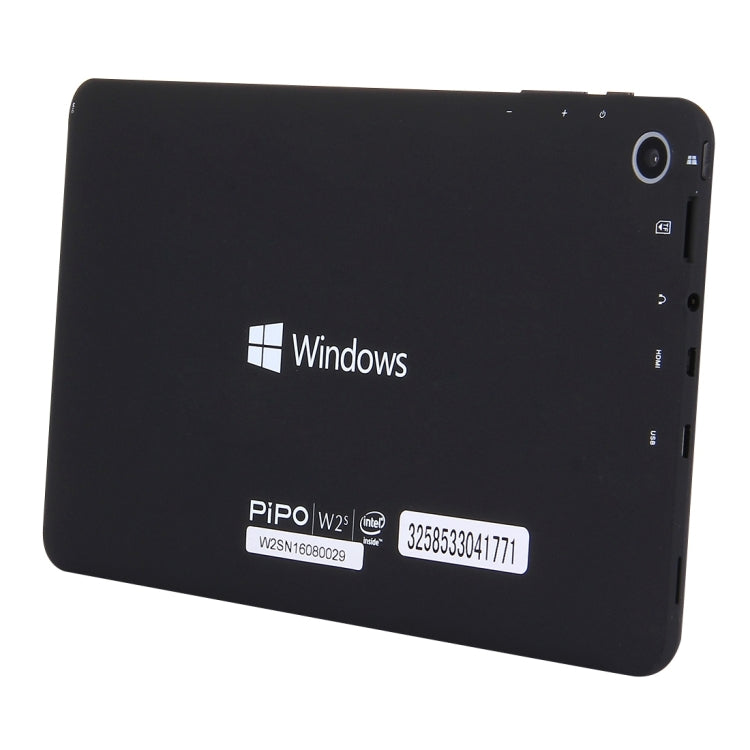 PiPo Work-W2S Tablet, 8 inch, 2GB+32GB, Windows 10, Intel Z8350 Quad Core 1.84GHz, Support OTG, HDMI(Black)