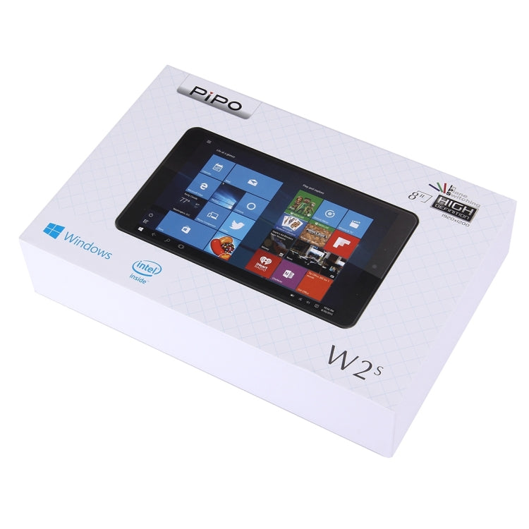 PiPo Work-W2S Tablet, 8 inch, 2GB+32GB, Windows 10, Intel Z8350 Quad Core 1.84GHz, Support OTG, HDMI(Black)