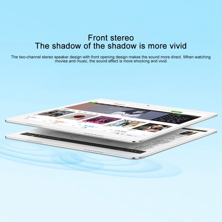Teclast A10S Tablet, 10.1 inch, 2GB+32GB, 6000mAh Battery,  Android 7.0 MT8163 Quad Core 64-bit 1.5GHz, Support Bluetooth & Dual Band WiFi & TF Card & OTG & GPS & Micro HDMI(Silver)